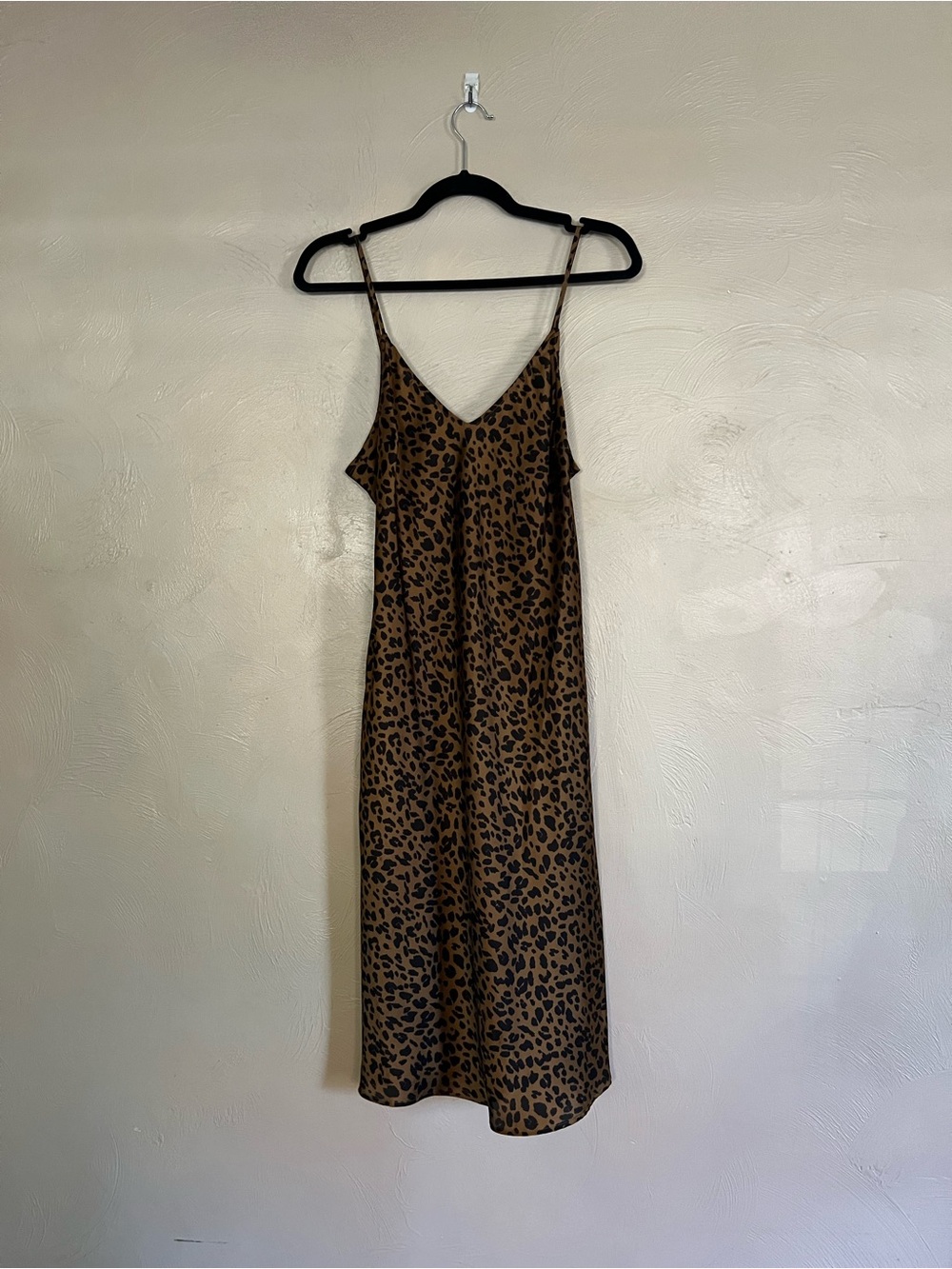 a new day Leopard-Print Midi Slip Dress - Brown/Black